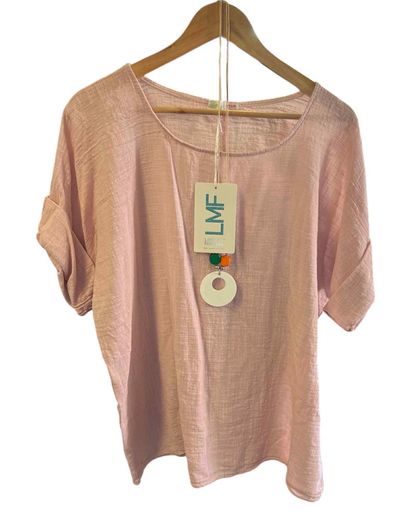 Connie Tunic Top & necklace