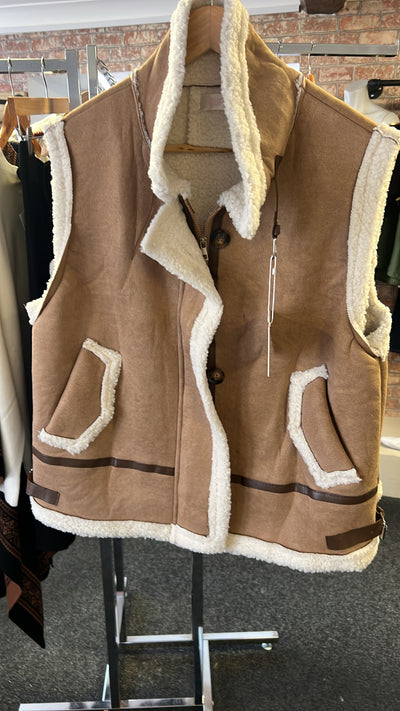 Faux Shearling Gilet