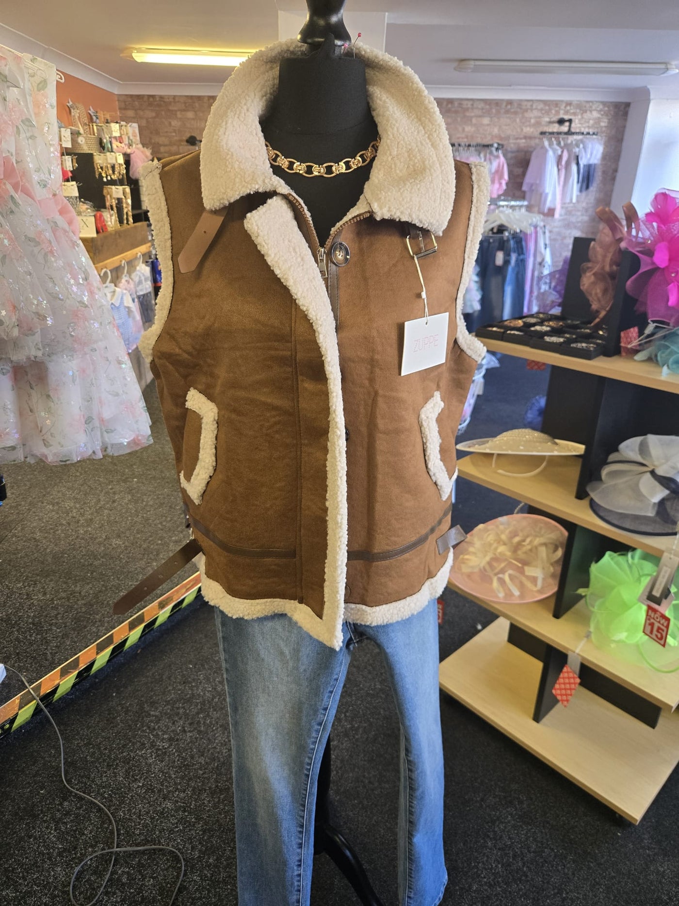 Faux Shearling Gilet