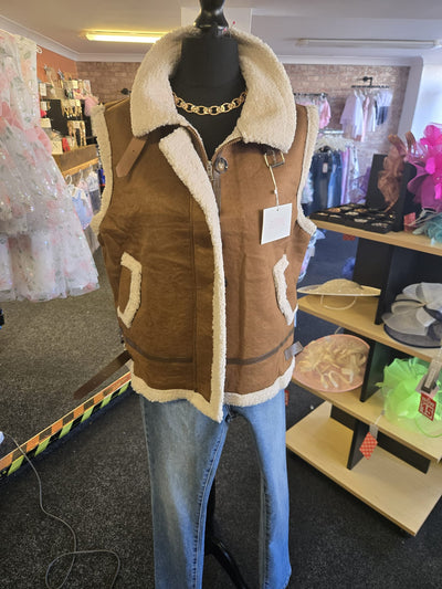 Faux Shearling Gilet