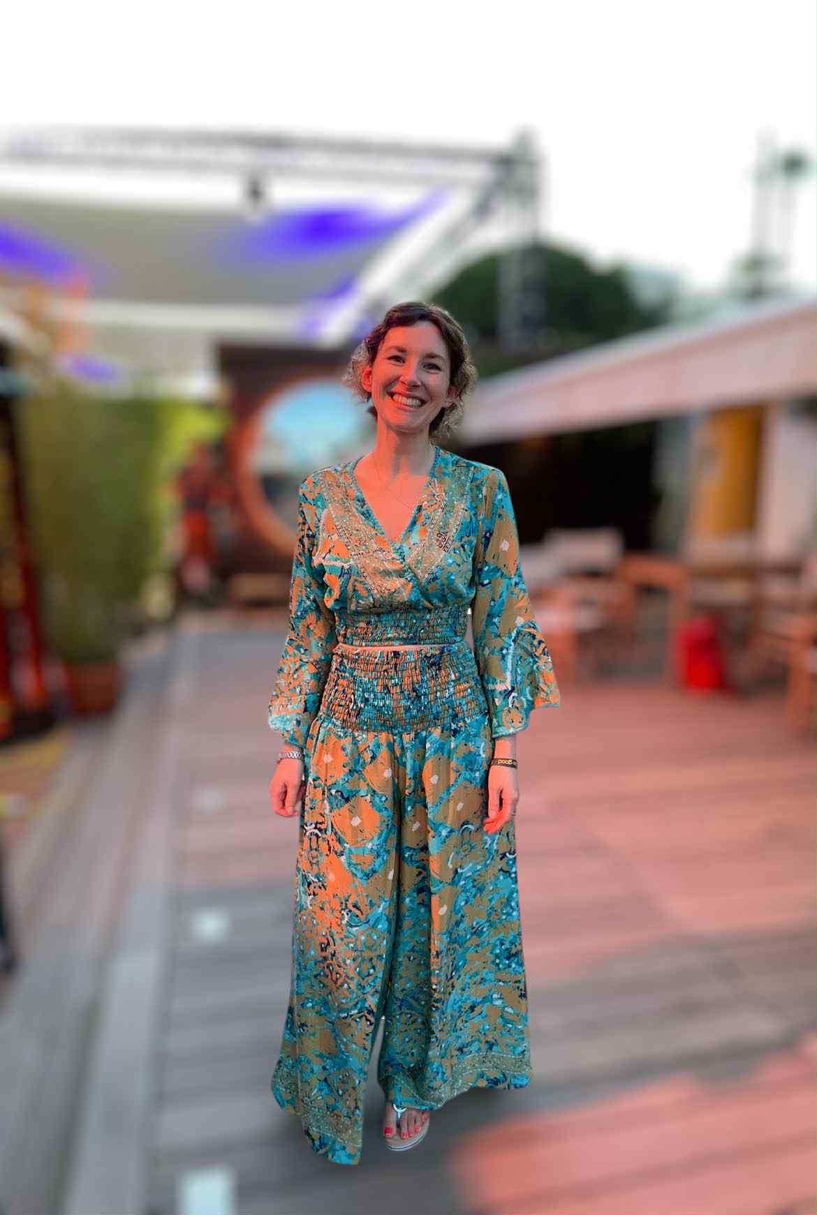 Cannes Two Piece Silk Co-Ord