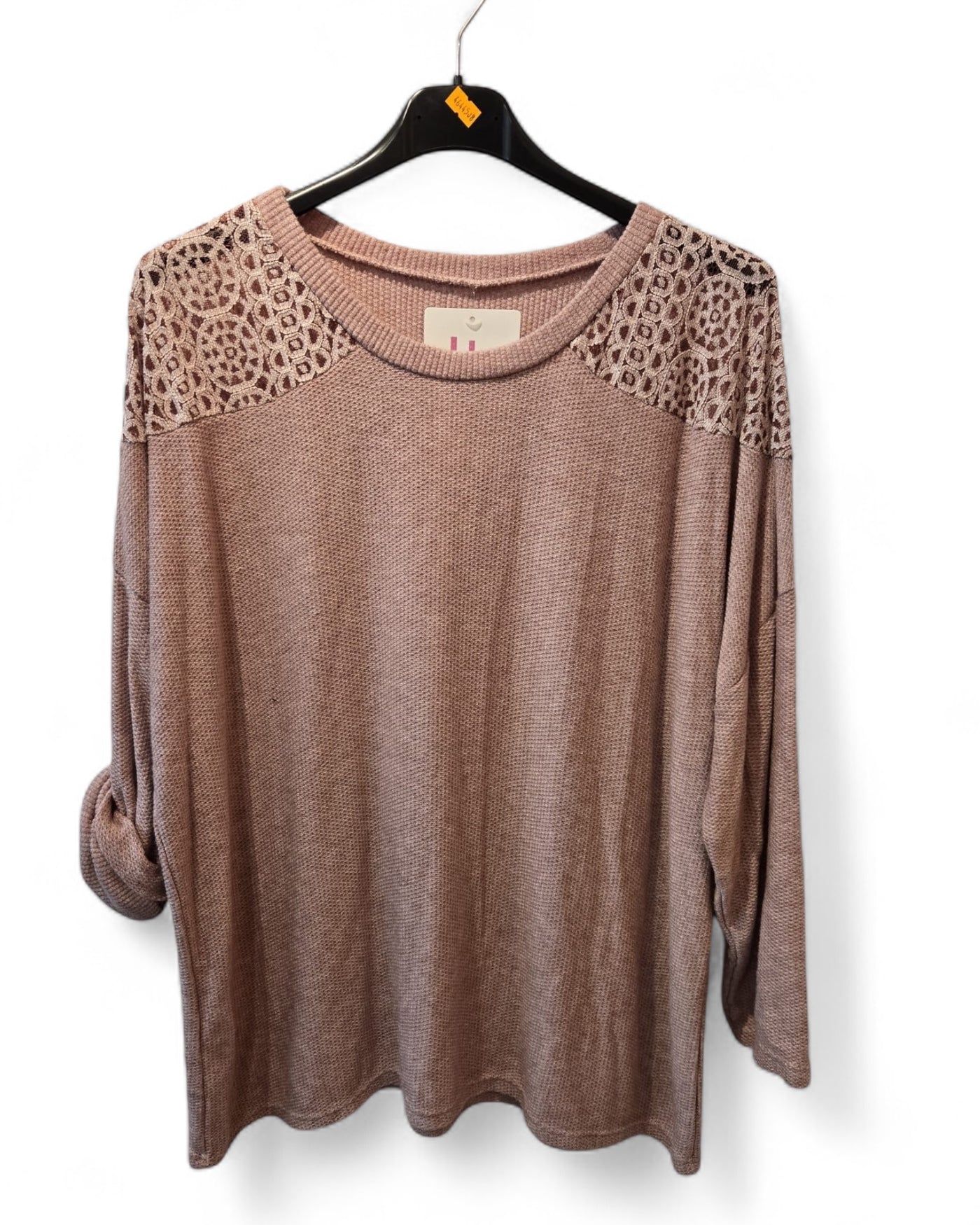 Josie long sleeve Top with crochet detail