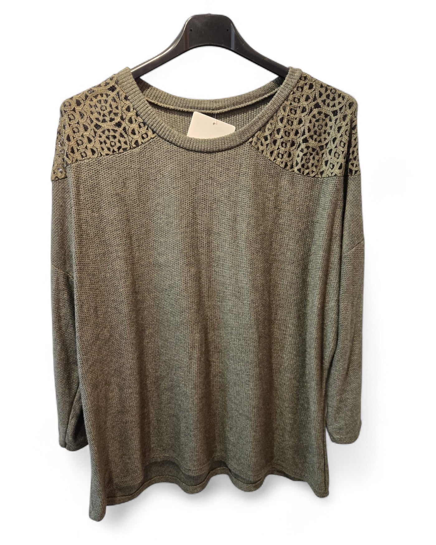 Josie long sleeve Top with crochet detail