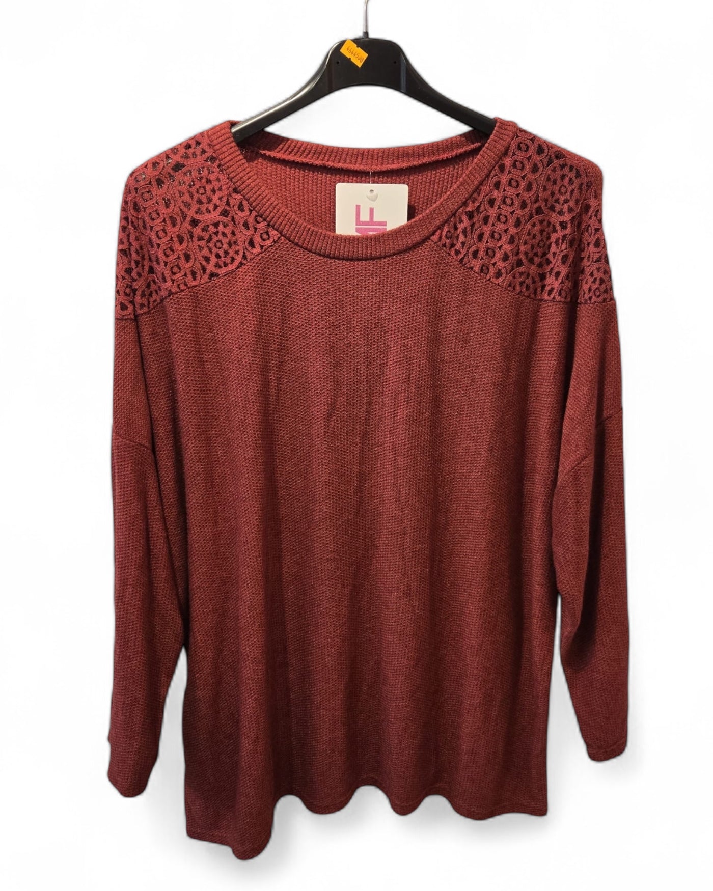 Josie long sleeve Top with crochet detail