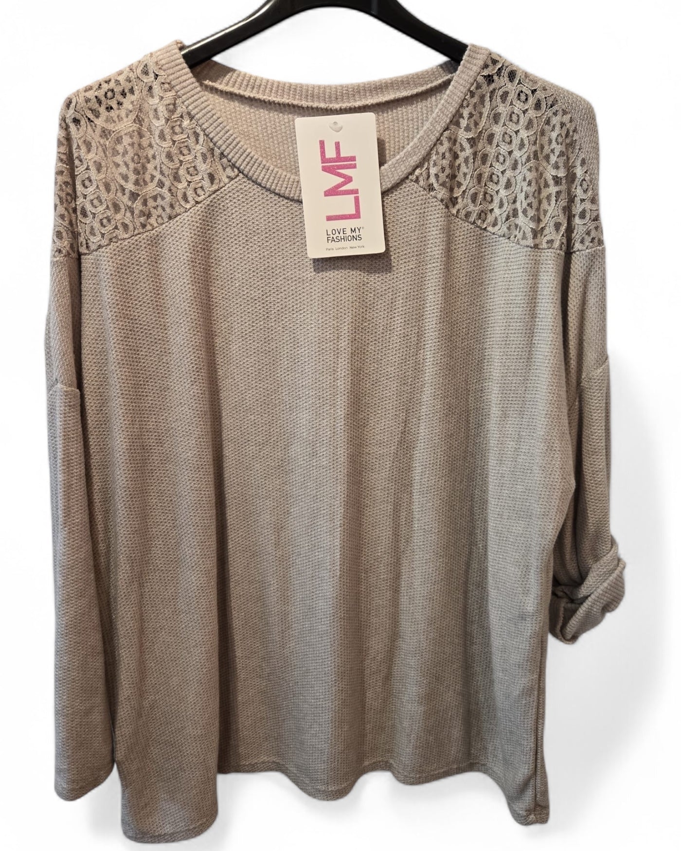 Josie long sleeve Top with crochet detail