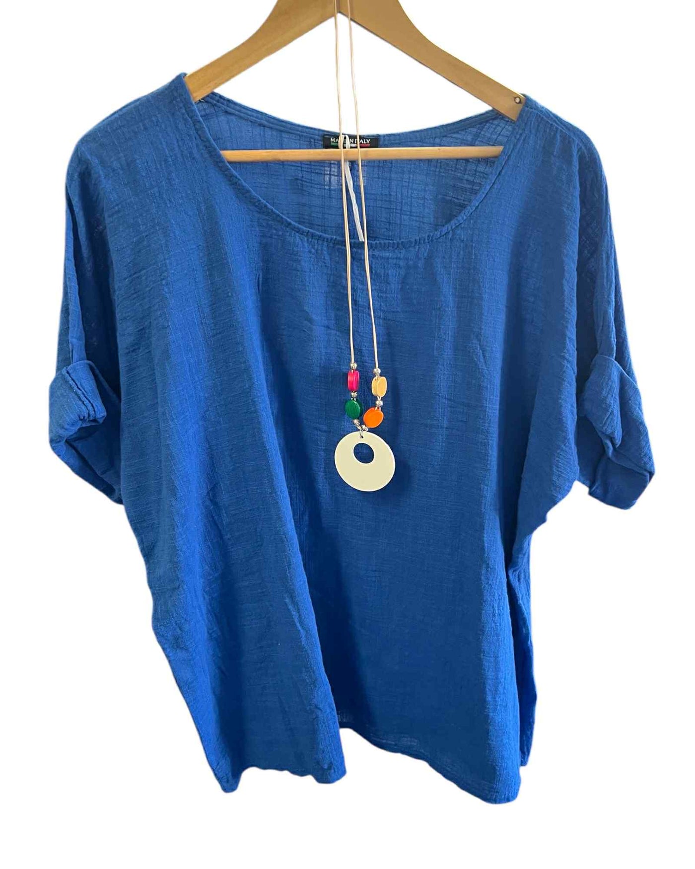 Connie Tunic Top & necklace